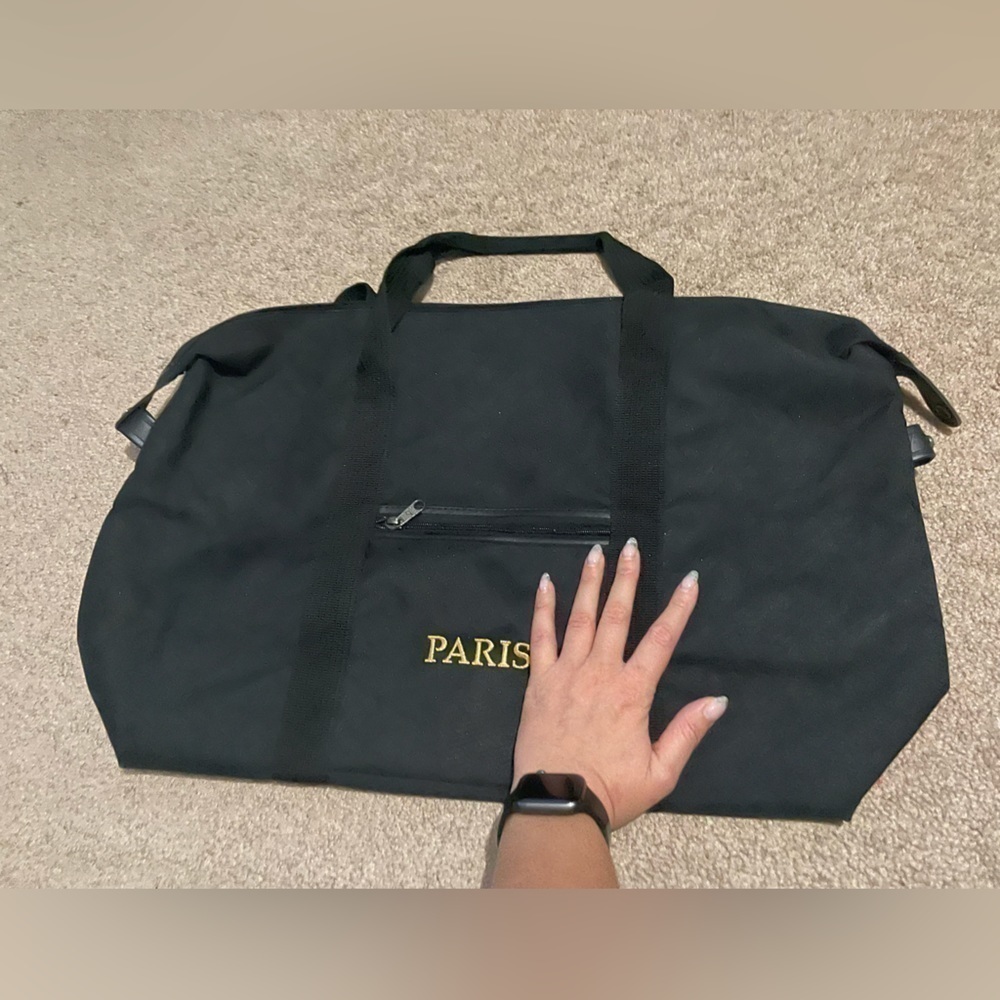 Bon Voyage‎ Paris black duffle bag - Picture 2 of 9
